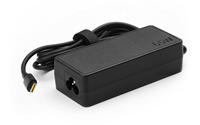 Adaptateur d'alimentation USB-C 65W avec chargeur QC3.0 5V/3A pour ordinateur portable Lenovo/HP/Apple/Asus/Acer, prise US/EU/AU, certifié CE/FCC/BIS