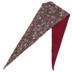 Écharpe fine et petite pour femmes, mode d'été, turban floral, turban carré à fleurs pour femmes - Product Image 6