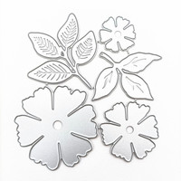 Matrices de découpe et moules artisanaux européens et américains pour quilling, découpe de papier fin, nouveaux motifs de pétales, gravure en acier au carbone