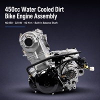 Moteur de moto tout-terrain refroidi par eau 450cc NC450 avec double pompe à huile pour la construction de machines de course tout-terrain
