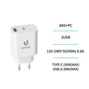 Bộ chuyển đổi 2 <span class=keywords><strong>c</strong></span>ổng QC 30W Pd 30W 2 <span class=keywords><strong>c</strong></span>ổng sạ<span class=keywords><strong>c</strong></span> nhanh chống cháy 1 <span class=keywords><strong>USB</strong></span>-A & 1 loại-<span class=keywords><strong>C</strong></span> cho máy ảnh và tai nghe - Product Image 4