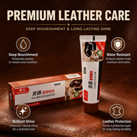 Hei Niu Lederpflege & Möbelpflege Schwarze Flüssige Schuhcreme Tube 35g