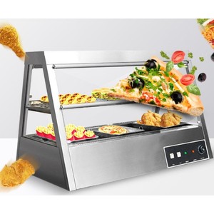 Vitrine chauffante professionnelle pour aliments, homologuée CE, pour la restauration - Product Image 5