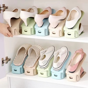 Portascarpe pieghevole in plastica per riporre le <span class=keywords><strong>scarpe</strong></span> portaoggetti <span class=keywords><strong>salvaspazio</strong></span> con facile accesso per la gestione della stanza - Product Image 3
