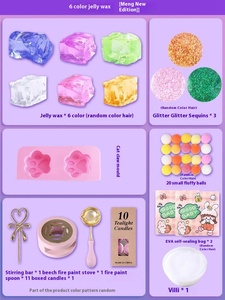 Jouets unisexes en plastique et cire de gelée à presser, musicaux, faits main, orange, pour enfants de 14 ans et plus, aide à réduire le stress, cadeau FZZ312 - Product Image 6