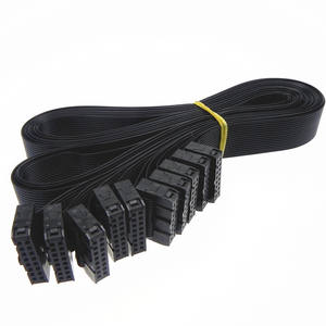 Kabel Idc Hitam Berkualitas Tinggi 28awg 16pin Pitch 1.00mm hingga 2.54mm Dengan Rakitan Konektor - Product Image 2