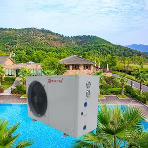 Meeting Equipment heat pump can be connected with solar water heater to use swimming pool heat pump