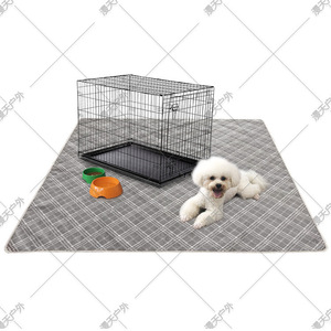 Alfombrilla para cambiar pañales de mascotas, rectangular, impermeable, duradera, de poliéster, para uso en jaulas de perros y gatos, tallas S, M, L, XL - Product Image 2