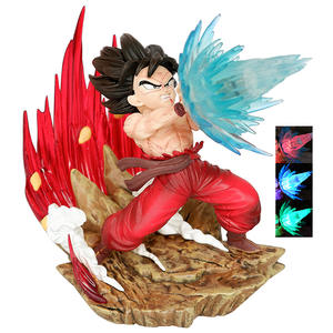 Anime DBZ Son Goku figura de PVC 13,5-24,5 cm Vegeta Heaven Earth Duel figuras 2 colección luminiscente modelo juguete de dibujos animados para - Product Image 1