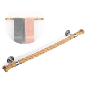 Serviette murale <span class=keywords><strong>de</strong></span> poids lourd nautique barre <span class=keywords><strong>de</strong></span> matériel <span class=keywords><strong>de</strong></span> <span class=keywords><strong>salle</strong></span> <span class=keywords><strong>de</strong></span> <span class=keywords><strong>bain</strong></span> accessoires décor corde <span class=keywords><strong>porte</strong></span>-serviettes <span class=keywords><strong>porte</strong></span>-serviettes corde <span class=keywords><strong>de</strong></span> jute - Product Image 1