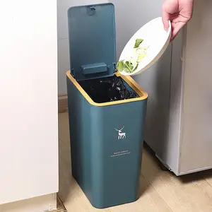 High Quality Home Use Garbage Trash Bin Kitchen Small Plastic Garbage Bin