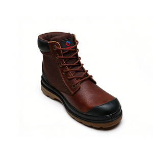 Zapatos de Seguridad Resistentes al Aceite con Puntera de Acero, Botas de Trabajo Antideslizantes, Calzado de Protección a Prueba de Pinchazos para Mecánicos de Garaje - Product Image 3