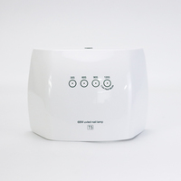 Sèche-Ongles Portable Intelligent à Piles par Induction UV LED, Lampe de Thérapie à Trois Vitesses avec Minuteur pour Salon de Manucure