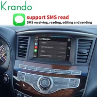 Interface Carplay Krando pour les voitures de la série Infiniti, décodeur Android Auto sans fil, plug and play, mise à niveau multimédia automobile