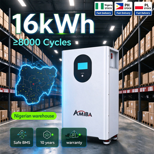 ระบบจัดเก็บพลังงานแสงอาทิตย์แบบออฟกริดสำหรับบ้านในประเทศไนจีเรีย 51.2V 10kWh 200Ah ชุดแบตเตอรี่ลิเธียมติดผนังพร้อมระบบจัดการ - Product Image 1