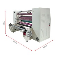Machine automatique de refendage et de rembobinage de bande BOPP avec distributeur de bande pour papier/feuille/carton/emballage en plastique