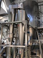 Sécheur par pulvérisation en acier inoxydable pour extrait de levure et protéines végétales avec boîte de vitesses pour la transformation alimentaire