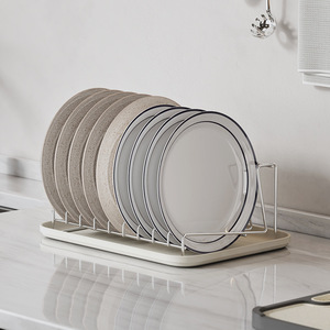 Estante moderno de acero inoxidable 304 para platos, no plegable, con gabinete de desinfección, multifuncional, para drenaje y almacenamiento de platos y vajilla. - Product Image 1