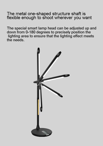 Çağdaş Okuma Odası Ofisleri Esnek Basit ABS Masa Lambası Modern Çift Kademeli Karartmalı DC Gece Lambası Elektrikli Dokunmatik Kontrol - Product Image 5