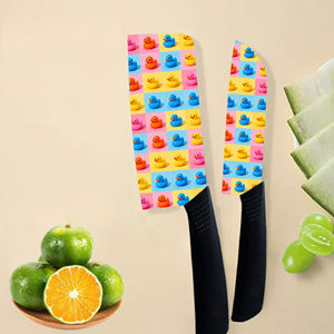 Hot Sale Ceramic Utility <b>Knives</b> Plastic Handle 2-Piece Set Extra Sharp Dishwasher <b>Safe</b> for Home Use Factory Direct Bulk Supply - Product Image 1