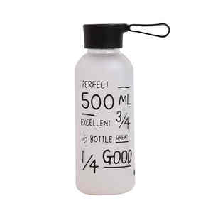 Botella de Agua de Plástico Reutilizable Estilo Instagram, Segura para Alimentos, para Hombres, Mujeres y Estudiantes, Portátil, de Gran Capacidad, con Tapa Anticaídas y Pajita - Product Image 1