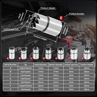 Kit de 11 outils de nettoyage et de coupe pour sièges d'injecteurs diesel, en acier allié 40Cr, pour l'élimination des dépôts de carbone, compatible Mercedes-Benz
