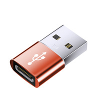 Adaptateur OTG Type C femelle vers USB 2.0 mâle Convertisseur de charge pour ordinateur, voiture, téléphone intelligent