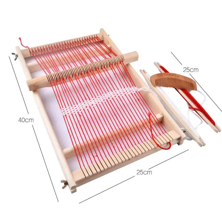 Telaio per tessitura di Alta qualità di vendite Calde di lavoro a maglia del prodotto di legno Montessori educazione giocattoli di formazione