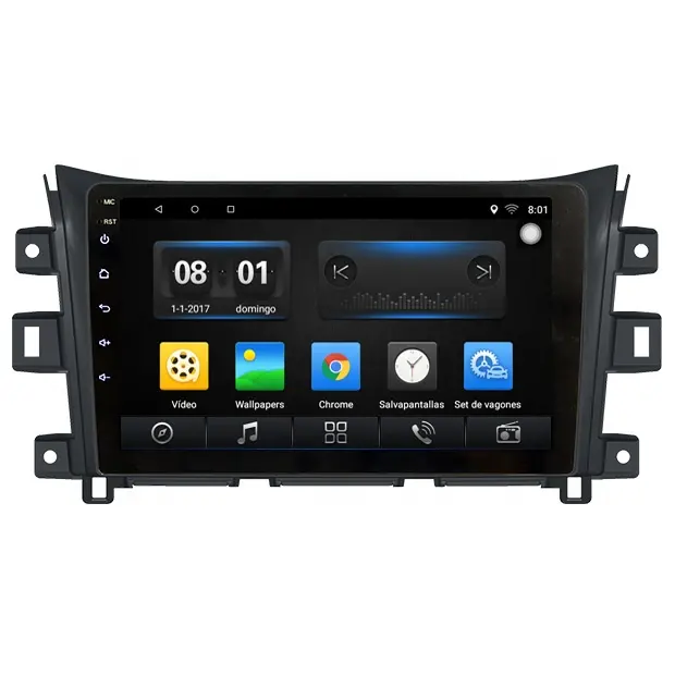 Dvd Stereo Mobil Android untuk Nissan Navara Np300, 2014 2015 2016 2017, Radio Fm Navigasi Gps