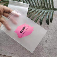 Creatrust Personnalisé Votre Propre Logo Pochettes Recyclées Vêtements Givrés Ziplock Expédition Vêtements Sac D'emballage Sacs En Plastique Zipper Poly