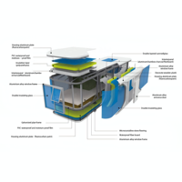 Capsule Maison Commerciale Espace Pod Hôtel Luxe Mini-Maison Préfabriquée Capsule Spatiale Conteneur Maison