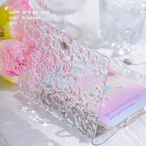 Album photo Kpop à 40 pochettes, effet dégradé de couleur, format 3 pouces, en acrylique à feuilles mobiles, motif vague d'eau, mini album photo, vente chaude - Product Image 2