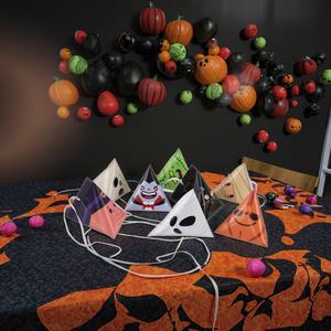 Halloween Triangle <strong>Small</strong> Candy Treat <strong>Paper</strong> Box Trick or Treat Goodie <strong>Boxes</strong> Party Favour Gift Packaging <strong>Paper</strong> <strong>Boxes</strong> - Product Image 6
