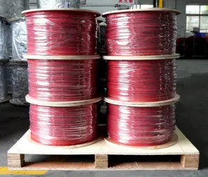 Customized Waterproof Copper Wire Solar Pv Electric Wire Cable Dc Solar Panel Power Cable 1x1.5mm2 4mm4 6mm2 10mm2