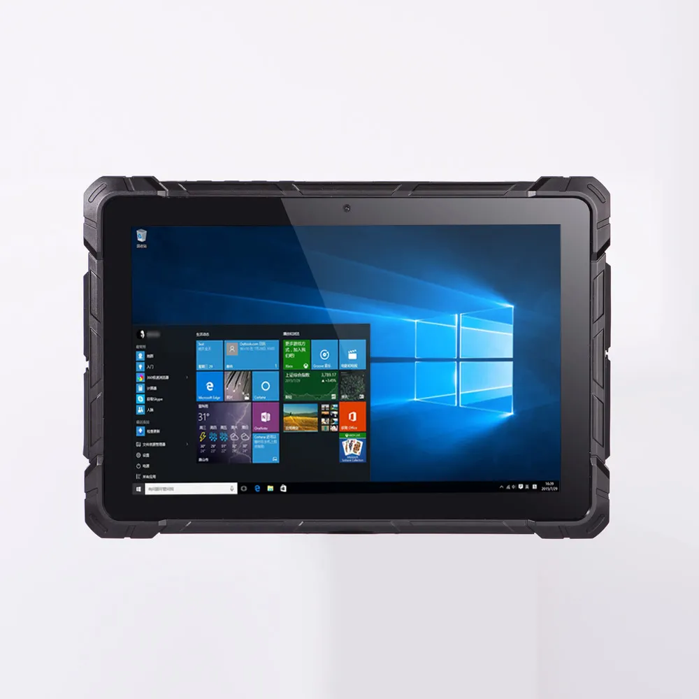 Rugged 8GB+128GB dustproof waterproof Industrial Tablet PC 10 inch 4G LTE Enabled Win 10 Tablet With Camera