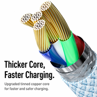 Câble de charge USB-C PD 20W pour iPhone 14/13/12/11 Pro Max et iPad, charge rapide 3A, 2M, nylon, pour connecteur