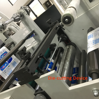 Machine d'impression flexographique automatique à 5 couleurs avec séchage UV pour la production de papier d'étiquettes et de cartes