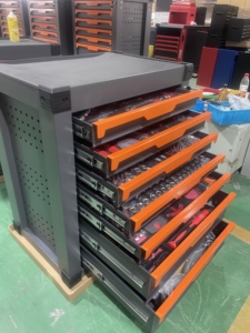 Tủ dụng cụ di động hạng nặng YIZHE cao cấp tùy chỉnh, OEM/ODM, 7 ngăn kéo, kiểu thùng xe hơi - Product Image 6