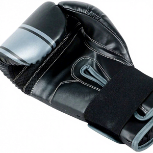 ถุงมือฝึกซ้อมมวยไทย MMA แบบเปิดฝ่ามือเต็มนิ้ว ระดับมืออาชีพ ปิดด้วยแถบตีนตุ๊กแก หนังวัวสีทอง คุณภาพสูง - Product Image 6