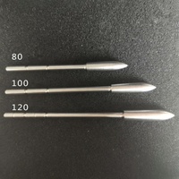 Tir à l'arc 3.2mm incrusté flèche Point 120 Grain en acier inoxydable carbone flèche arbre arc classique et flèche chasse accessoires de tir