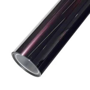 厂家直销PVC材料流光黑色红色乙烯基涂料包装保护膜PETLiner纸