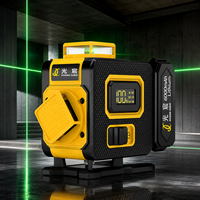 Niveau laser vert 4D de haute précision fabriqué en Chine, auto-nivelant, outils de mesure laser pour la construction et le marquage de chantier