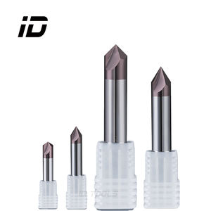 HRC55 Tungsten Carbide Chamfer <strong>End</strong> <strong>Mill</strong> with AlTin Coating 3 Flutes Straight Groove ODM OEM - Product Image 4