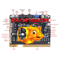 Papan Permainan Rakin Bacon Skill Game Layar Vertikal Beroperasi dengan Koin, Papan PCB Game dengan Harga Pabrik untuk Mesin Hiburan Game Arcade