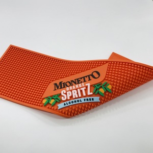 Tapete de Bar de PVC de Lujo, <span class=keywords><strong>Precio</strong></span> de Fábrica Budweise, Accesorios de Bar con Logotipo Personalizado, Tapete de Goma Suave Ecológico para Uso en Exteriores Certificado - Product Image 4