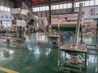 Ligne de production de machines de mélange de poudre de champignons, usine de transformation, fabrication de machines de mélange de poudre, ligne de machines d'emballage