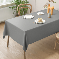 Nappe de luxe en similicuir d'agneau, imperméable et résistante à l'huile, texture cuir, pour table basse, table à manger, bureau, hôtel, banquet