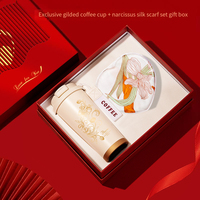 Ensemble cadeau de luxe en acier inoxydable avec logo personnalisé, impression UV, design de couleur personnalisé, élégant, cadeaux d'entreprise pour anniversaire