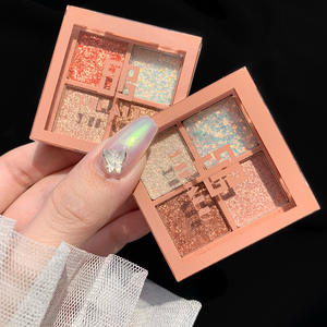 <span class=keywords><strong>Dikalu</strong></span> พาเลทอายแชโดว์แบบกันน้ำติดทนนาน4สีติดฉลากส่วนตัวบนเวทีแต่งหน้าประกายแวววาว - Product Image 3