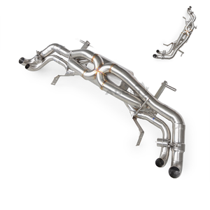 ระบบท่อไอเสียแบบ Catback วาล์วสุญญากาศประสิทธิภาพสูง สำหรับ <span class=keywords><strong>Audi</strong></span> <span class=keywords><strong>R8</strong></span> V8 BYH 4.2L V8 ปี 2006-2015 วัสดุ SS304 เสียงแบบสปอร์ต V8 - Product Image 1